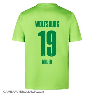 Camisa de time de futebol Wolfsburg Lovro Majer #19 Replicas 1º Equipamento 2024-25 Manga Curta Camisa de time de futebol Wolfsburg Lovro Majer #19 Replicas 1º Equipamento 2024-25 Manga Curta